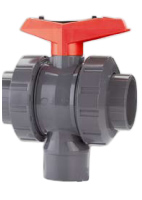 Georg Fischer 543 3-Way Vertical Ball Valve | Valves | Georg Fischer / GF Signet-Valves |  Supplier Nigeria Karachi Lahore Faisalabad Rawalpindi Islamabad Bangladesh Afghanistan