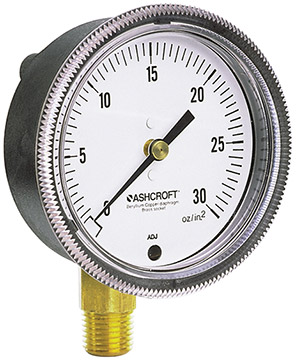Ashcroft 1490 Analog Low Pressure Gauge | Pressure Gauges | Ashcroft-Pressure Gauges | Supplier Nigeria Karachi Lahore Faisalabad Rawalpindi Islamabad Bangladesh Afghanistan