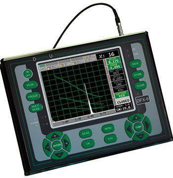 Dakota Ultrasonics DFX-8 Flaw Detector / Thickness Gauge | Flaw Detectors | Dakota Ultrasonics-Non-Destructive Testing (NDT) Equipment | Supplier Nigeria Karachi Lahore Faisalabad Rawalpindi Islamabad Bangladesh Afghanistan