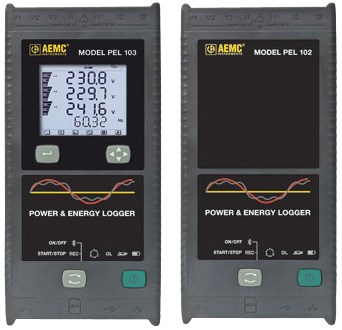 AEMC PEL 102 / PEL 103 Power and Energy Loggers | Power Quality / Analyzers | AEMC-Power Quality / Analyzers | Supplier Nigeria Karachi Lahore Faisalabad Rawalpindi Islamabad Bangladesh Afghanistan