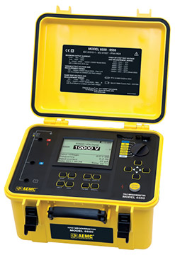 AEMC Model 6550 Megohmmeter | Megohmmeters / Insulation Testers | AEMC-Megohmmeters / Insulation Testers |  Supplier Nigeria Karachi Lahore Faisalabad Rawalpindi Islamabad Bangladesh Afghanistan