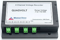 MadgeTech QuadVolt Voltage Data Logger | Data Loggers | MadgeTech-Data Loggers | Supplier Nigeria Karachi Lahore Faisalabad Rawalpindi Islamabad Bangladesh Afghanistan