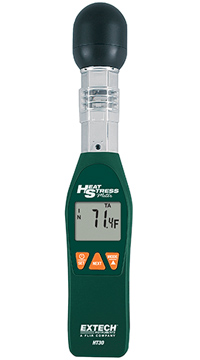 Extech HT30 Heat Stress WBGT Meter | Digital Thermometers / Thermocouple Thermometers | Extech-Thermometers | Supplier Nigeria Karachi Lahore Faisalabad Rawalpindi Islamabad Bangladesh Afghanistan