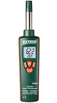 Extech RH490 Hygro-Thermometer | Humidity Meters / Hygrometers | Extech-Humidity Meters / Hygrometers | Supplier Nigeria Karachi Lahore Faisalabad Rawalpindi Islamabad Bangladesh Afghanistan