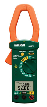 Extech 380976-K True RMS Power Clamp Meter | Clamp Meters | Extech-Clamp Meters | Supplier Nigeria Karachi Lahore Faisalabad Rawalpindi Islamabad Bangladesh Afghanistan
