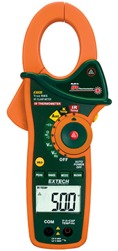 Extech EX820 Clamp Meter & IR Thermometer | Clamp Meters | Extech-Clamp Meters | Supplier Nigeria Karachi Lahore Faisalabad Rawalpindi Islamabad Bangladesh Afghanistan